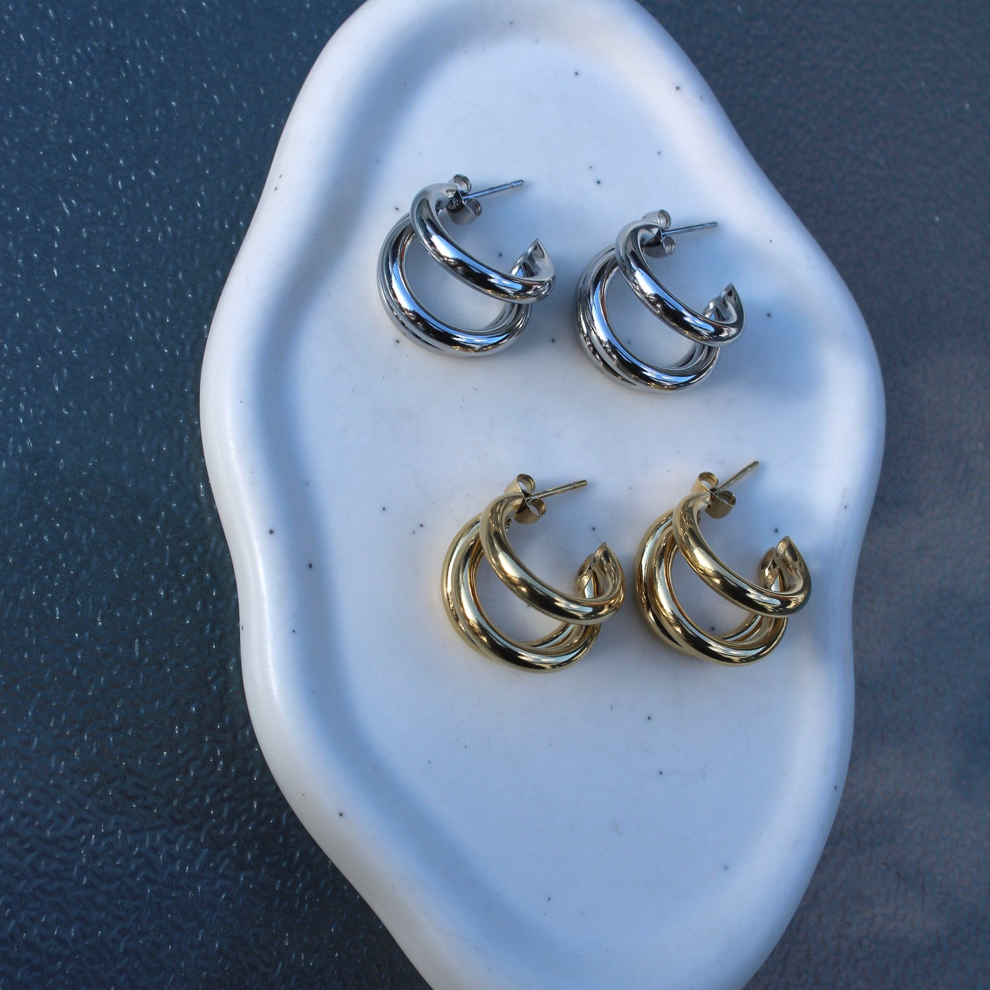 Pendientes Triplete