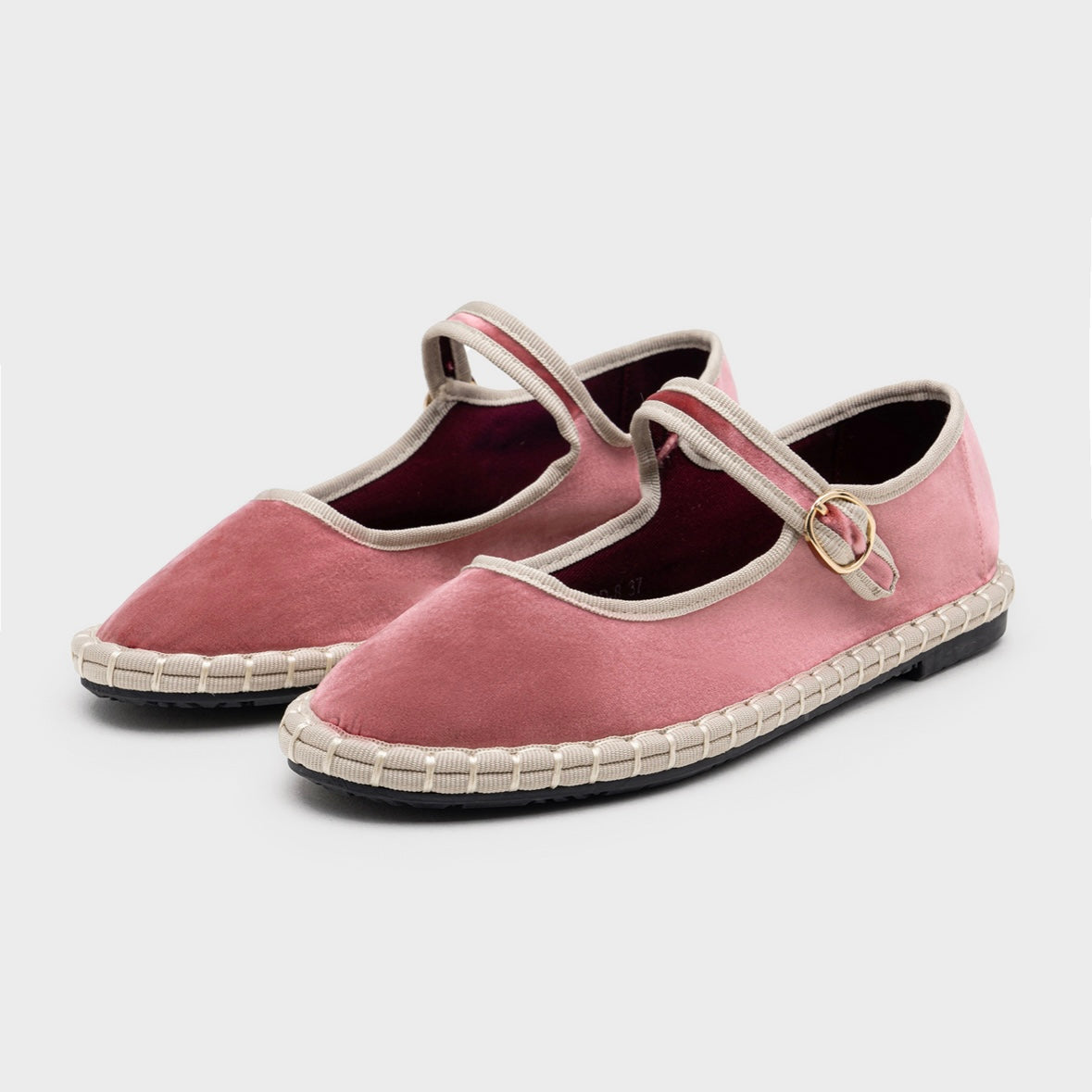 Bailarinas Terciopelo Rosa