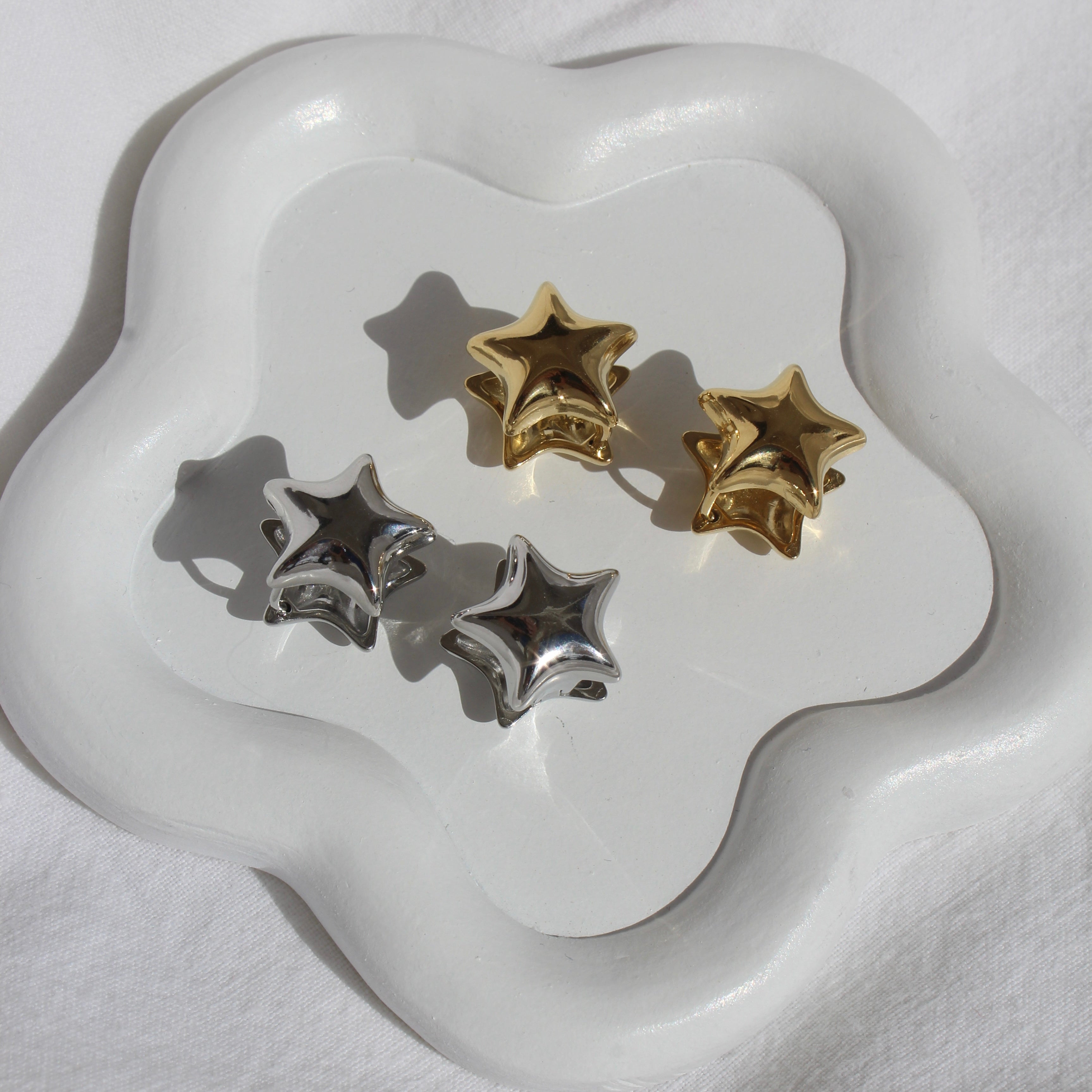 Pendientes Estrella Click
