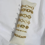 Pulseras Eslabones Golden