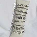 Pulseras Eslabones Silver