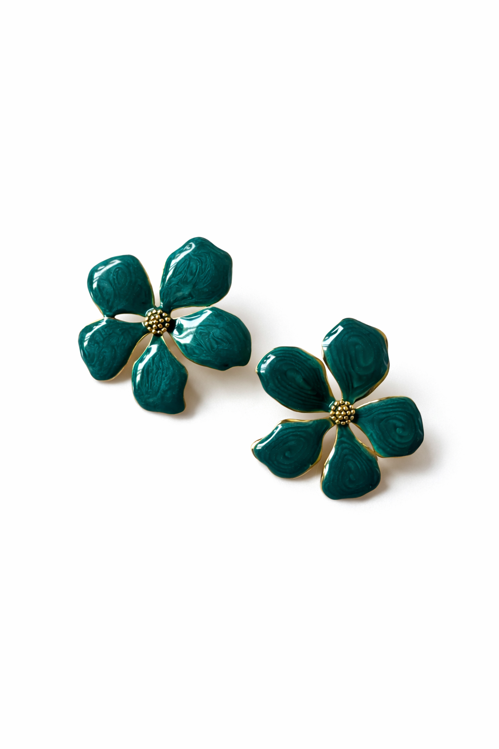 Pendientes Primaveras Verde