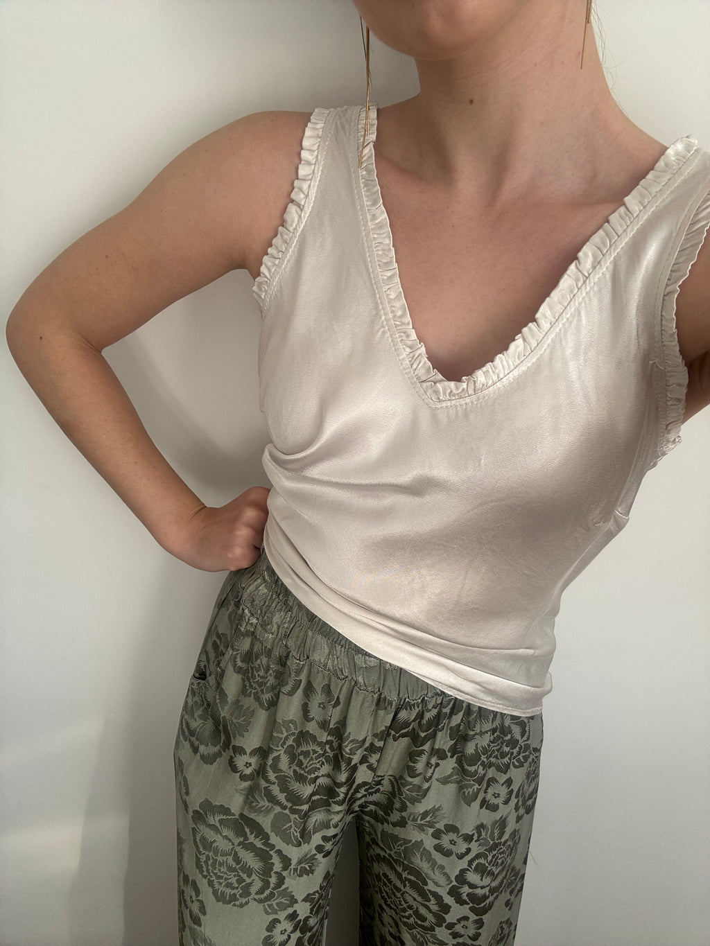 Top Satinado Perla