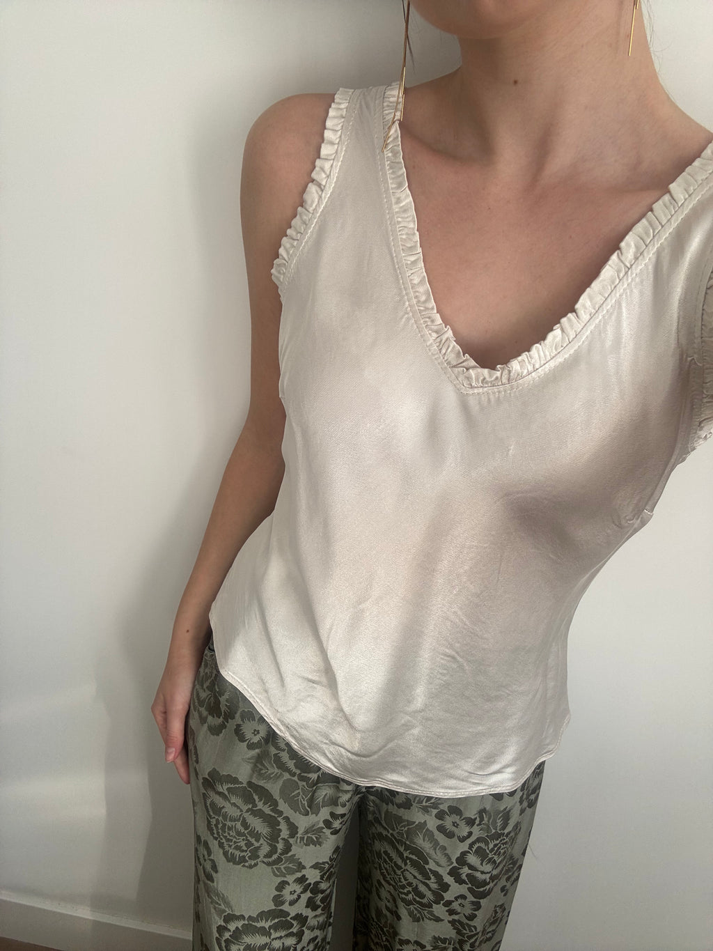 Top Satinado Perla