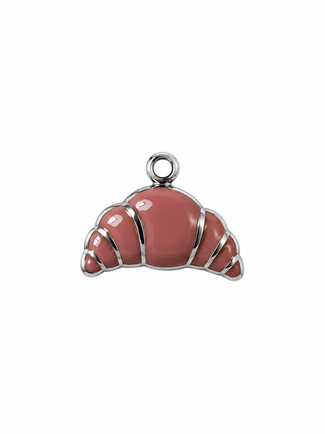 Charm croissant silver