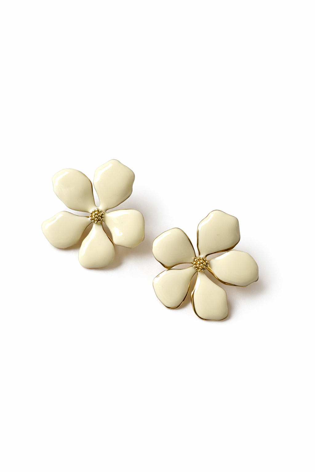 Pendientes Primaveras Crema