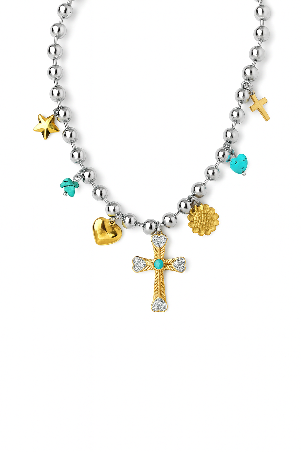 Collar Charms Silver