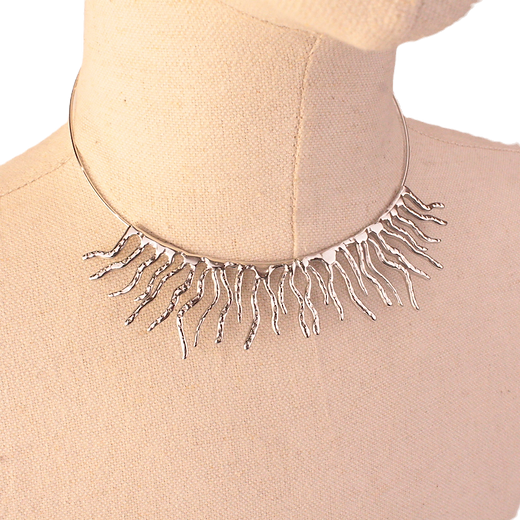 Choker Medusa Silver