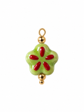 Charm flor verde