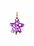 Charm estrella morada