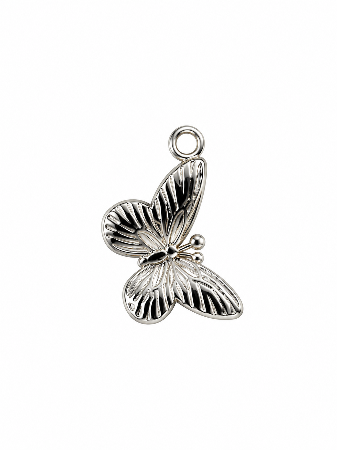 Charm mariposa silver