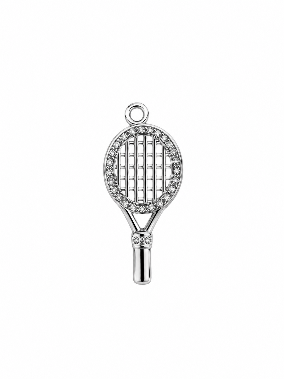 Charm raqueta silver