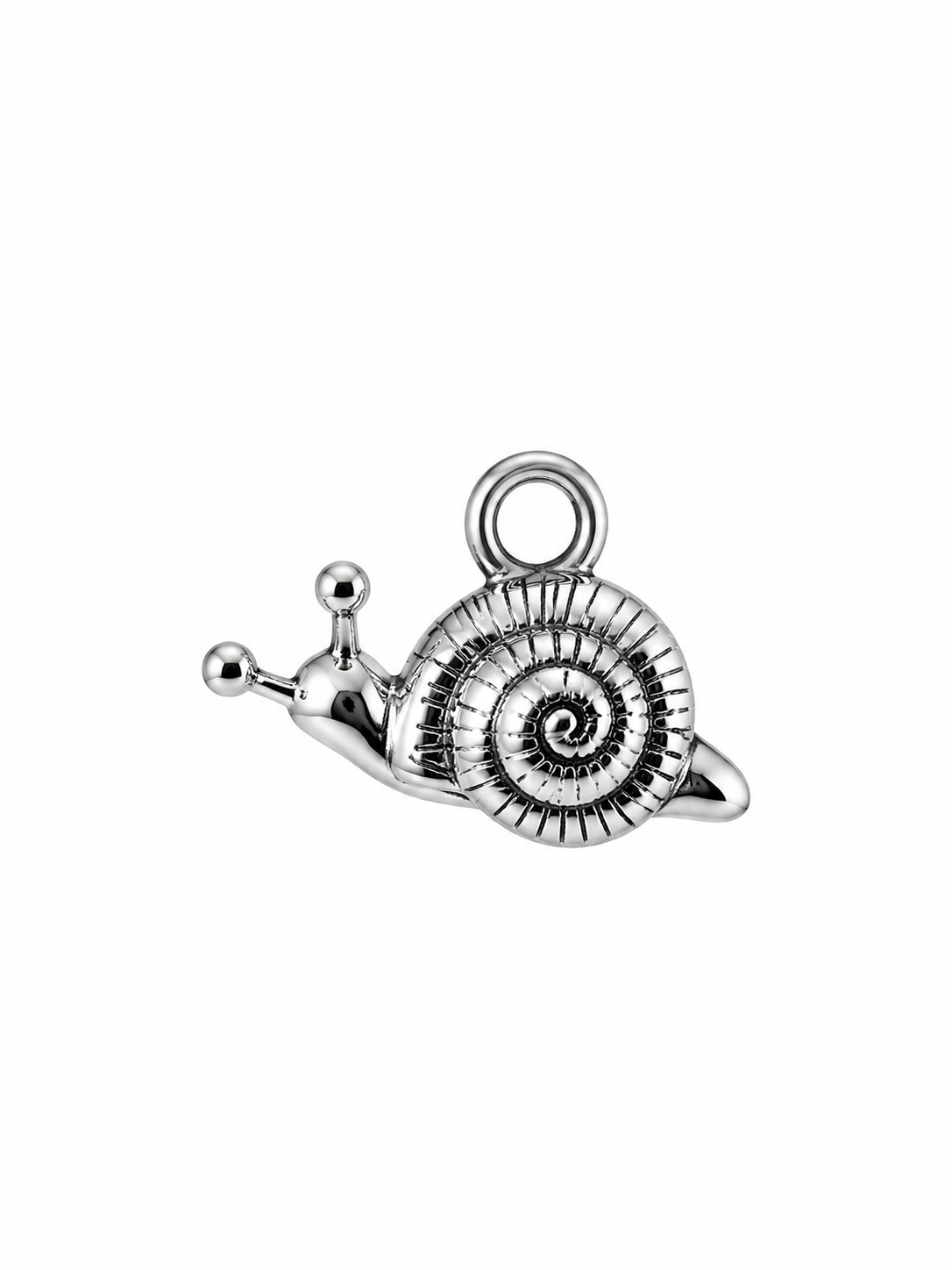 Charm caracol silver