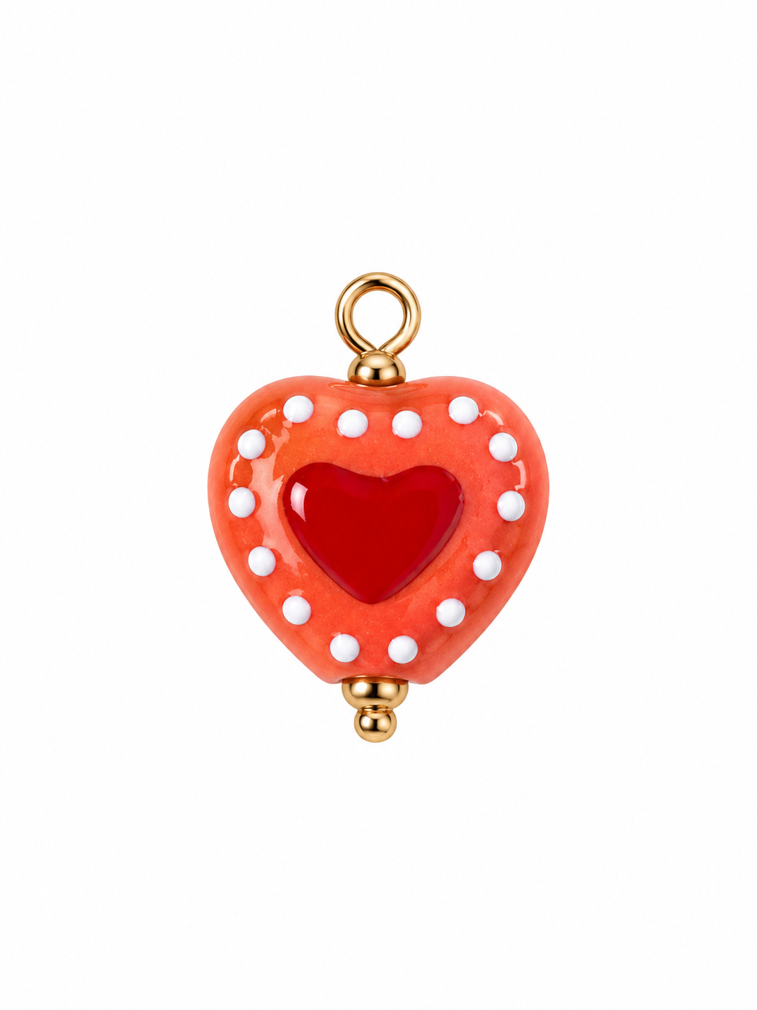 Charm cora naranja