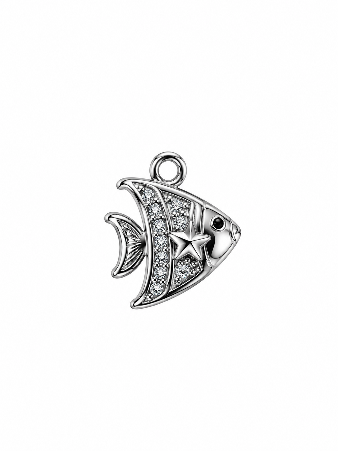 Charm fish silver