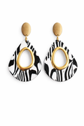 Pendientes Cebra