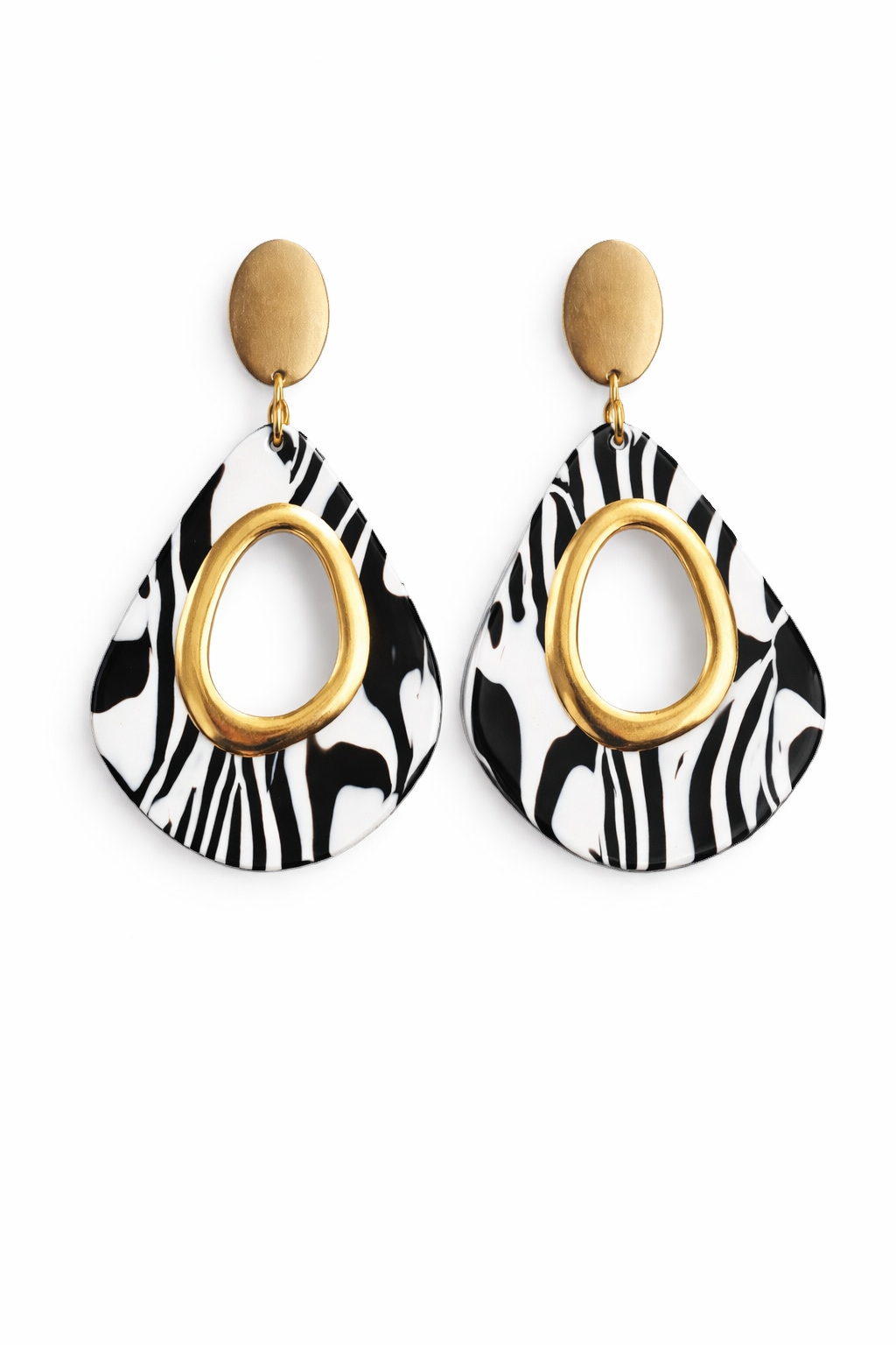 Pendientes Cebra