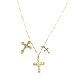 Colgante Triple Cruz